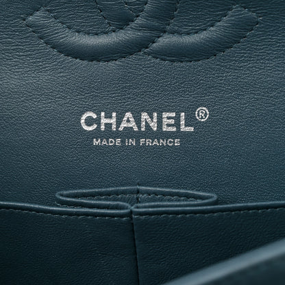 Chanel Lambskin Quilted Medium Double Flap Blue 6 of 11