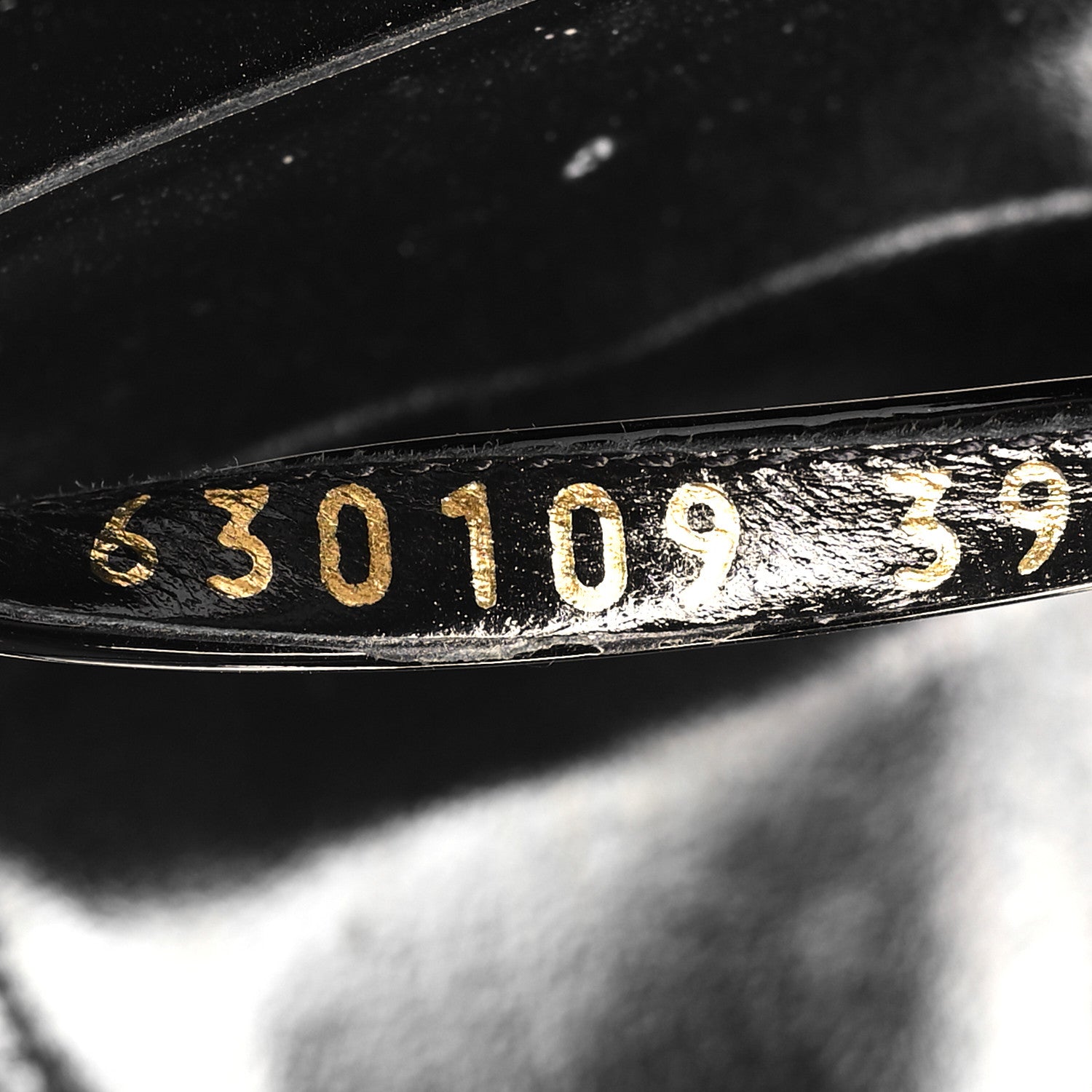 Saint Laurent Patent Cassandra 100 Ankle Strap Sandals 39 Black 7 of 10