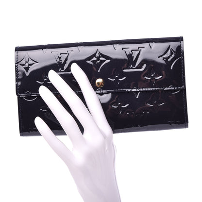 Louis Vuitton Vernis Sarah Wallet Blue Infini 2 of 6