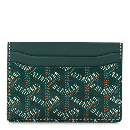 Goyard Goyardine Saint Sulpice Card Holder Green 1 of 8