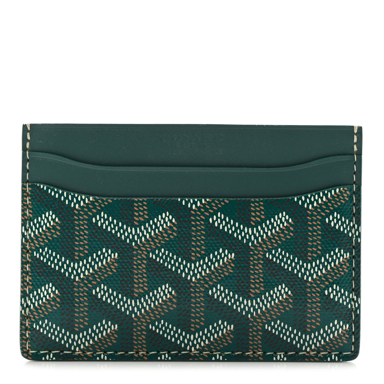 Goyard Goyardine Saint Sulpice Card Holder Green 1 of 8