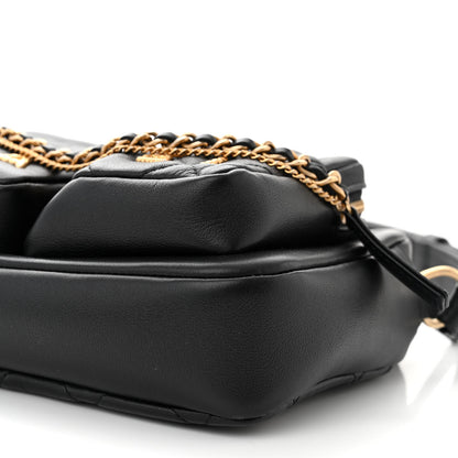 Chanel Calfskin Quilted Small Camera Case Black 10 of 11