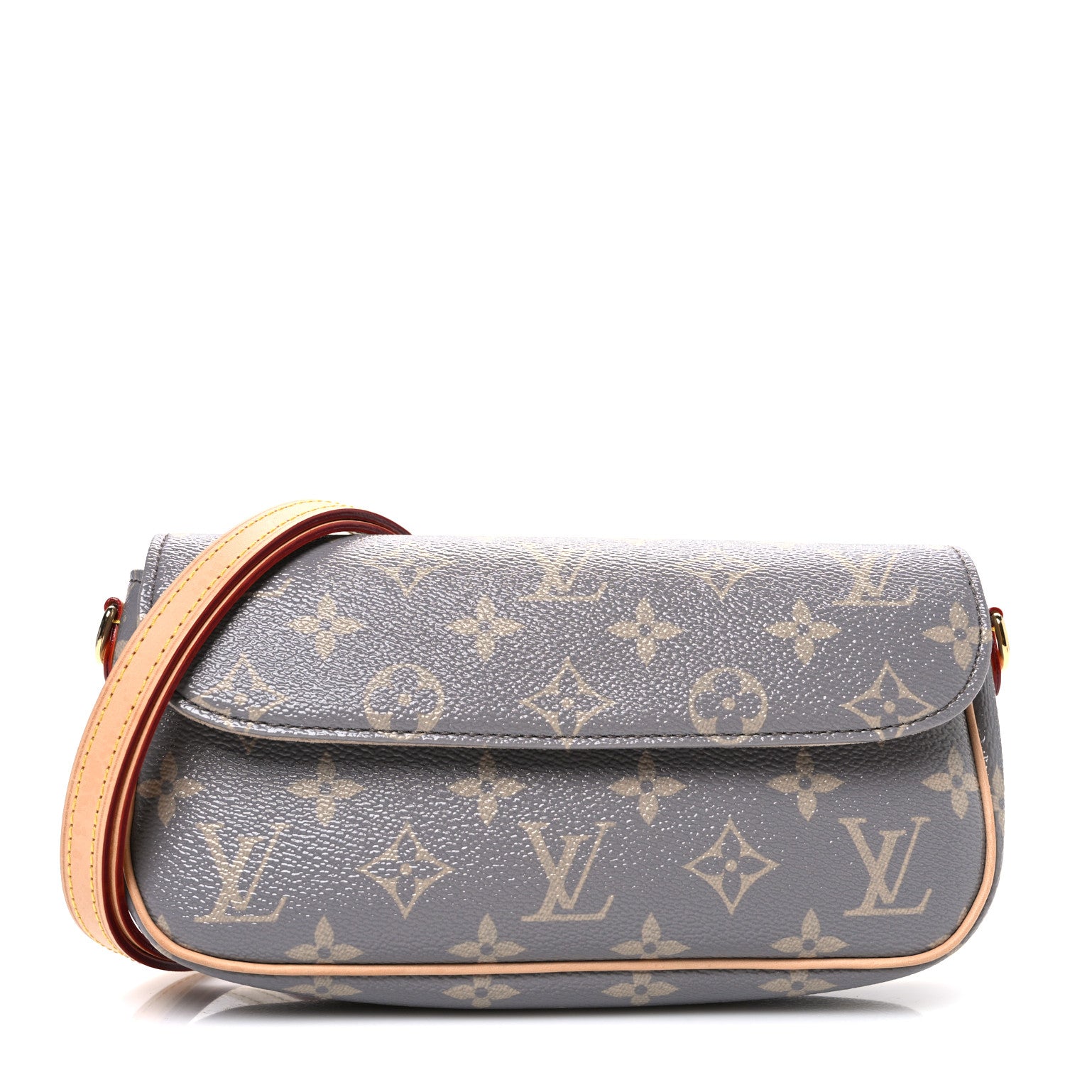 Louis Vuitton Monogram Ivy Wallet On Chain Trianon Gray 1793093
