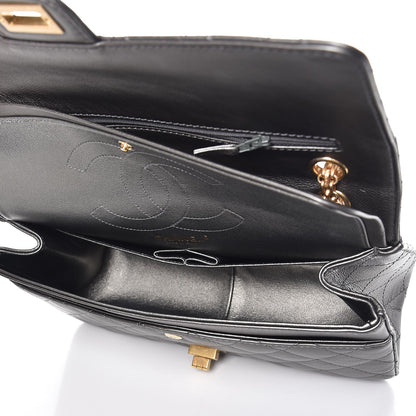 Chanel Metallic Calfskin Quilted 2.55 Reissue 226 Flap Charcoal 6 of 16