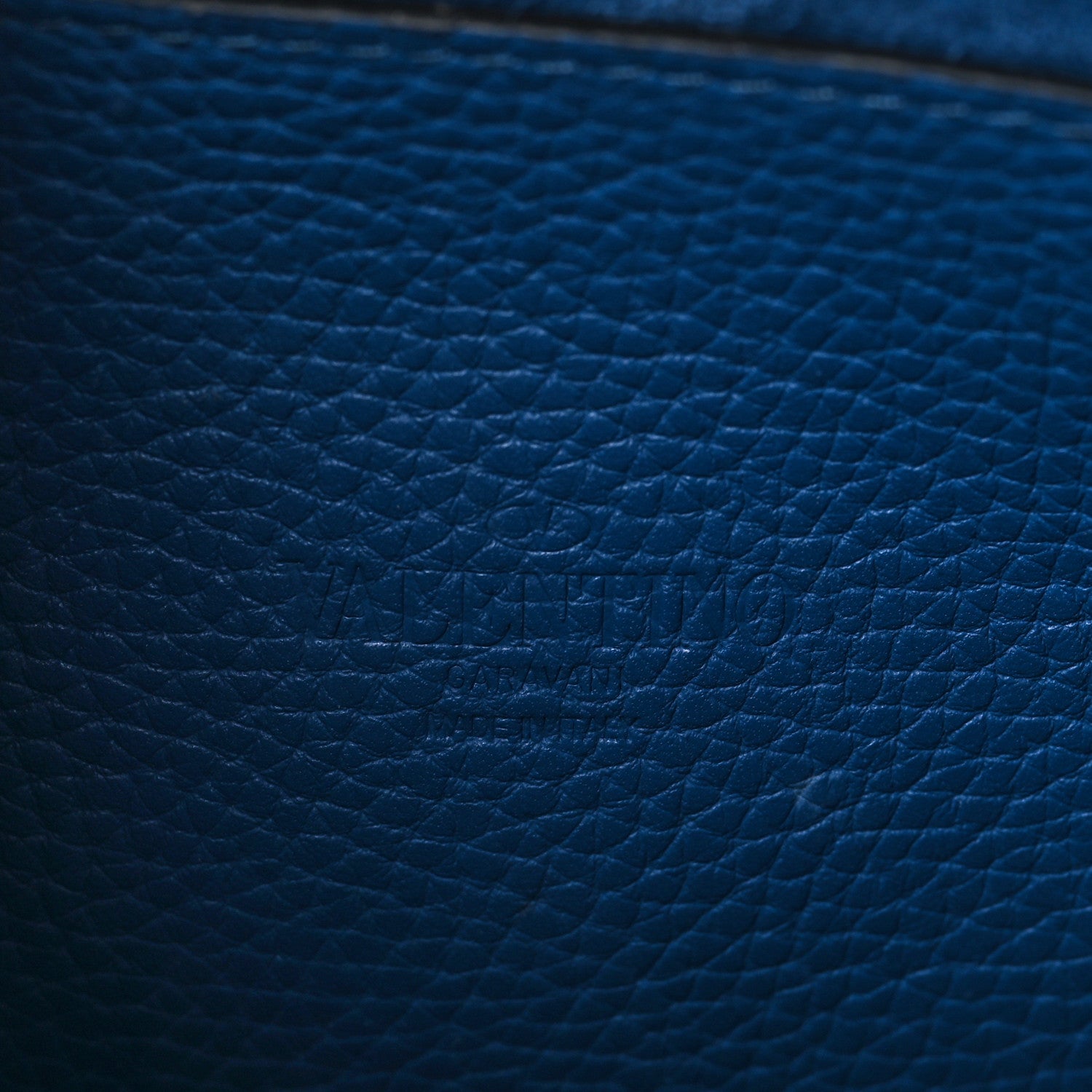 Valentino Garavani Pebbled Calfskin Medium Rockstud Flip Lock Crossbody Bag Peacock 6 of 9