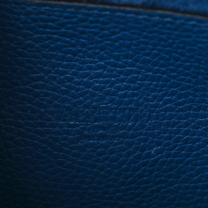 Valentino Garavani Pebbled Calfskin Medium Rockstud Flip Lock Crossbody Bag Peacock 6 of 9