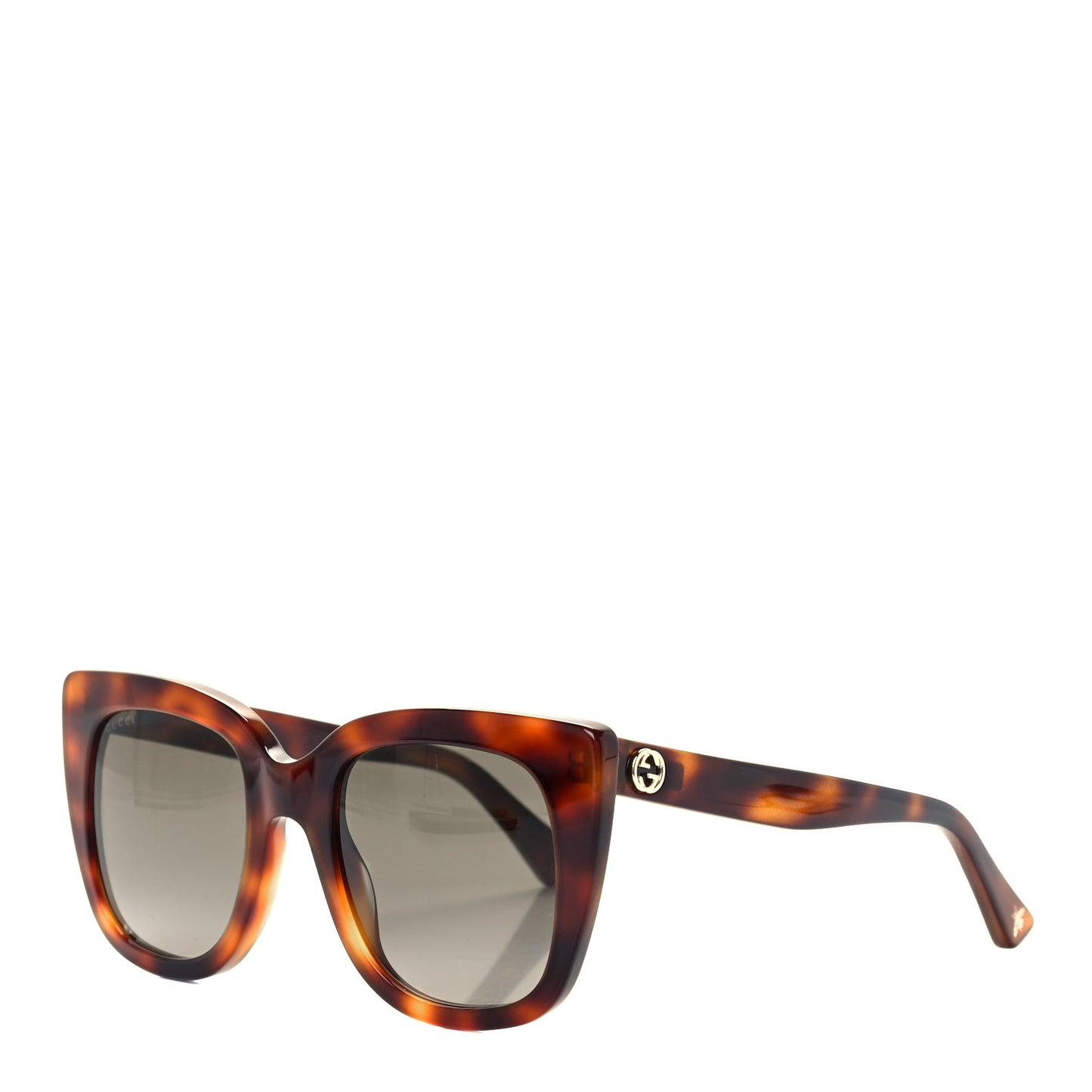 Acetate Cat Eye GG0163S Sunglasses Havana