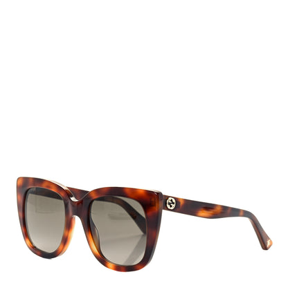 Gucci Acetate Cat Eye GG0163S Sunglasses Havana 1 of 7