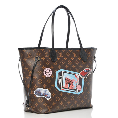 Louis Vuitton Monogram World Tour Neverfull MM 5 of 9