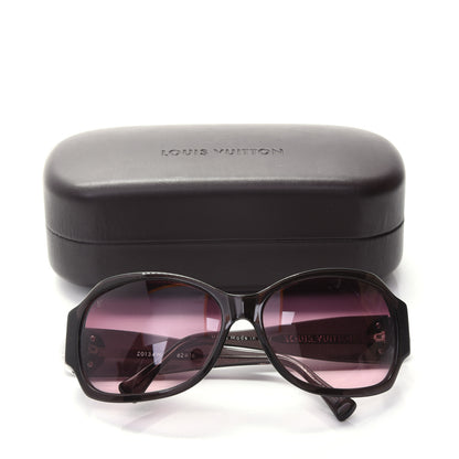 Louis Vuitton Ursula Strass Sunglasses Z0134E Pink Brown 8 of 9