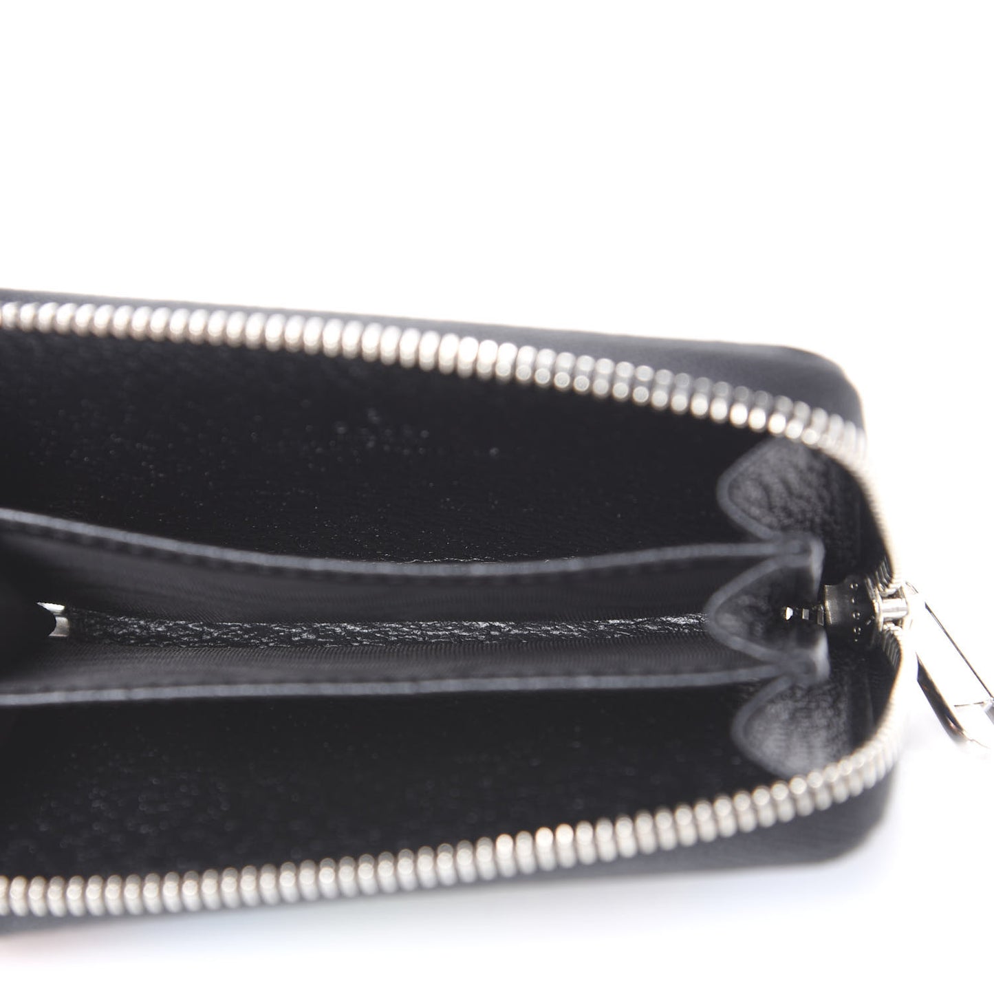 GG Supreme Monogram Psychedelic Zip Around Card Case Wallet Black