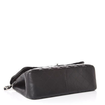 Chanel Lambskin Quilted Jumbo Double Flap Black 4 of 14