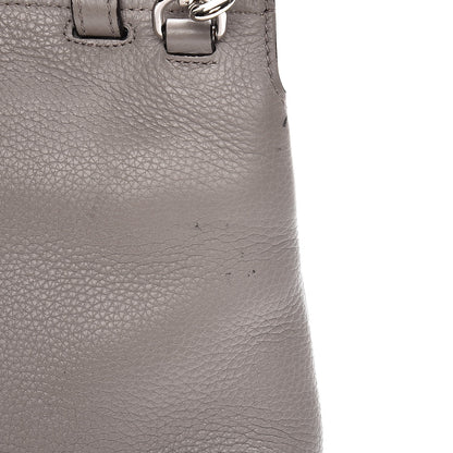 Gucci Cellarius Calfskin Small Bamboo Daily Top Handle Bag Storm Grey 9 of 14