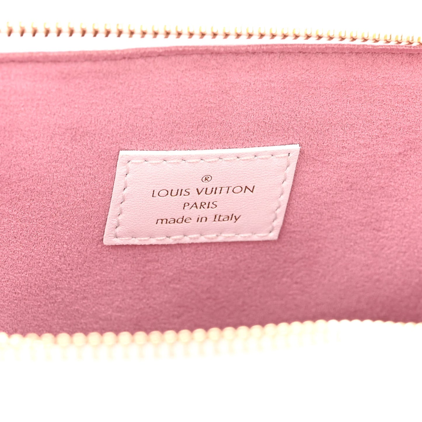 Lambskin Embossed Monogram LV Garden Coussin PM Cream