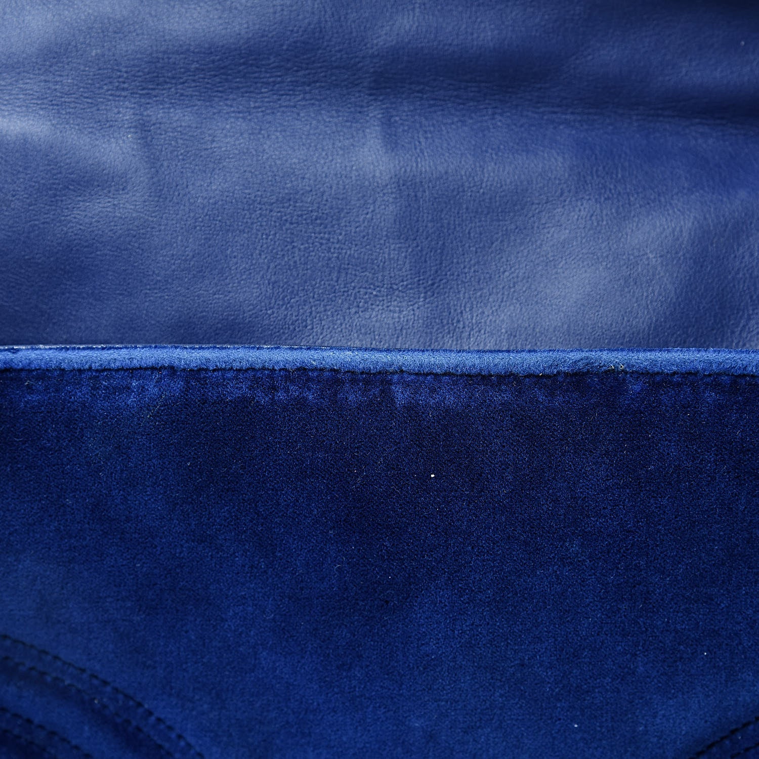 Gucci Velvet Matelasse Medium GG Marmont Shoulder Bag Cobalt Blue 20 of 23