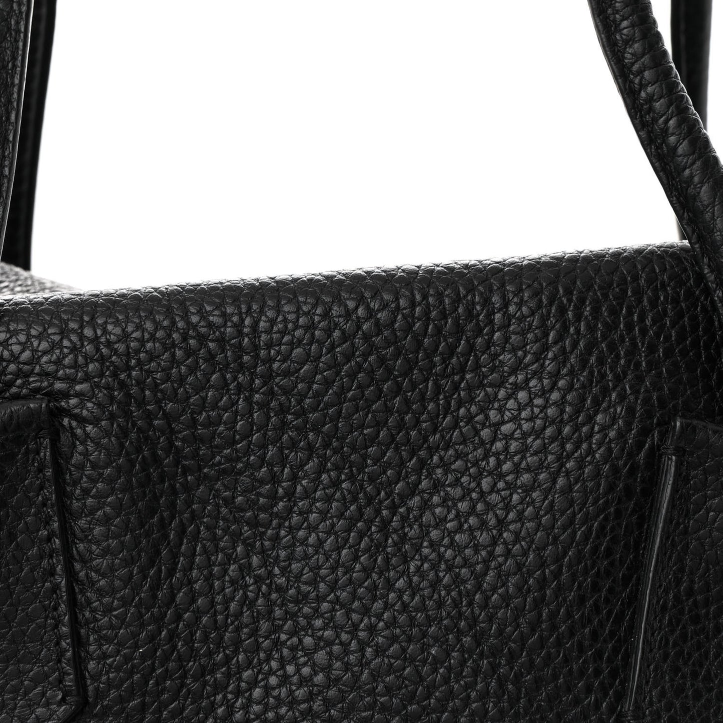 London Grainy Calfskin Medium Baynard Tote Black