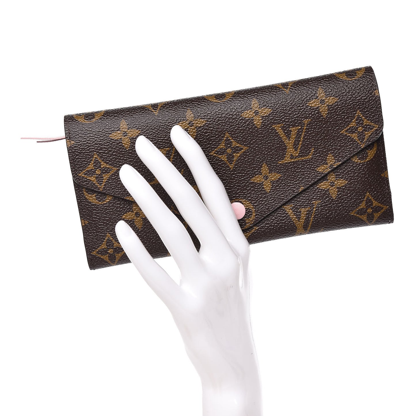 Monogram Josephine Wallet Rose Ballerine