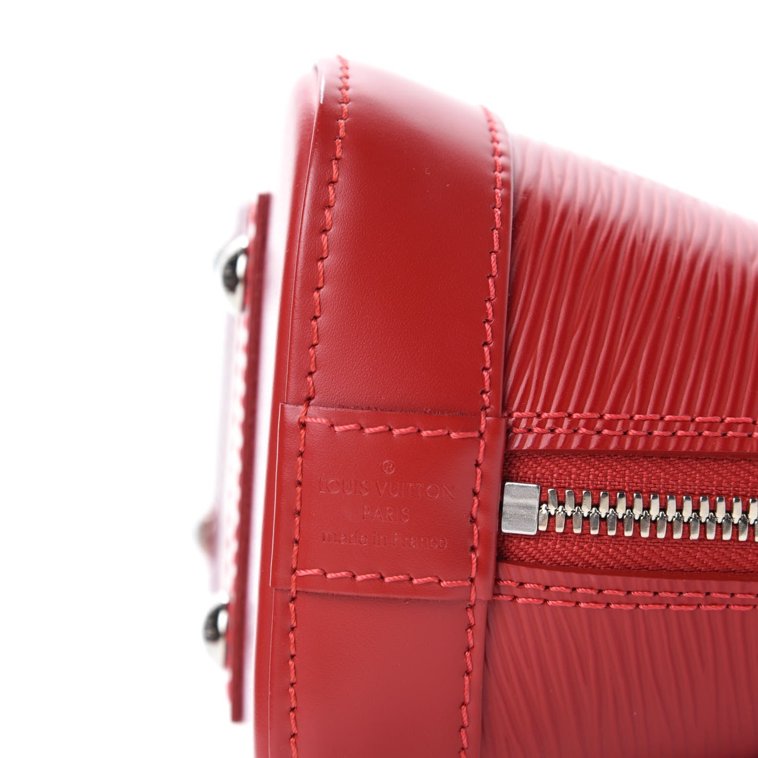 Louis Vuitton Epi Alma BB Carmine 8 of 10