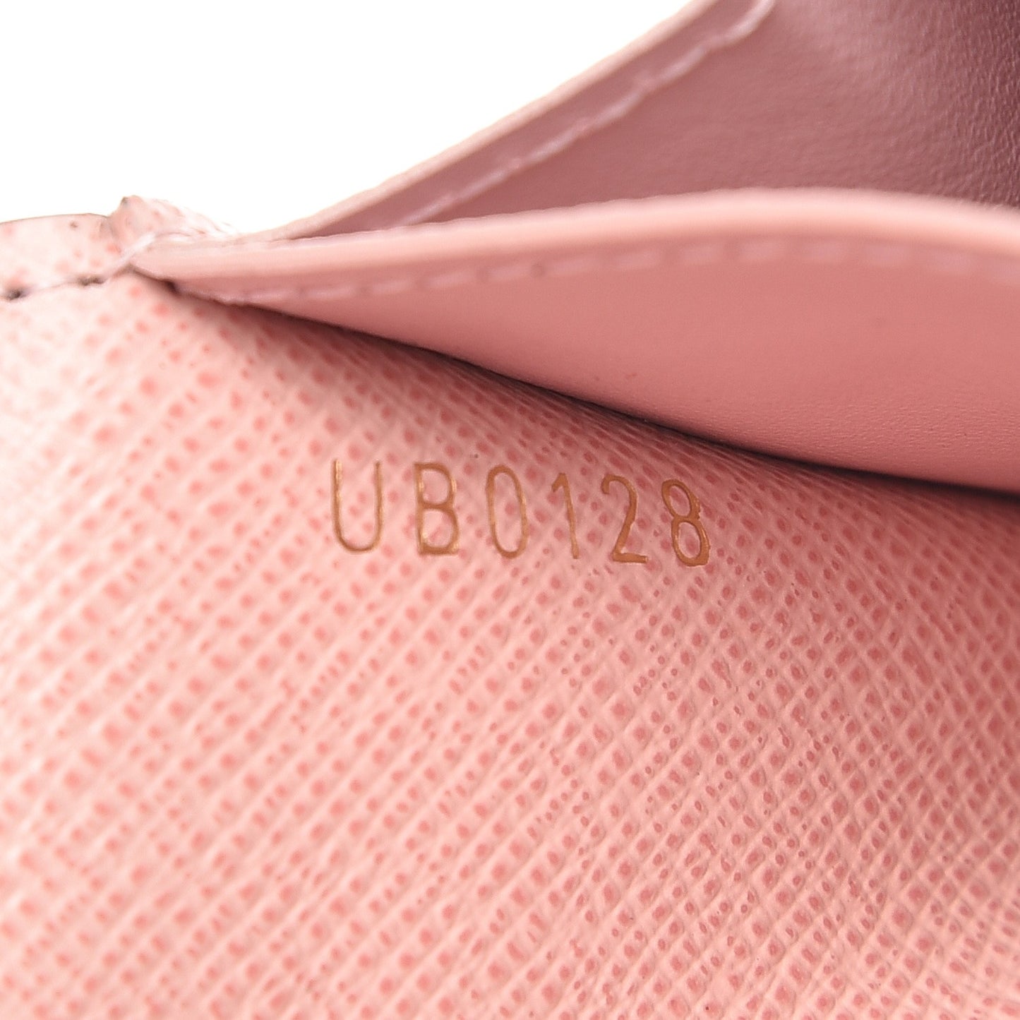 Damier Ebene Rosalie Coin Purse Rose Ballerine