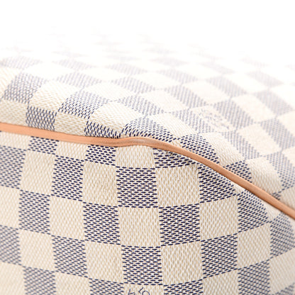 Louis Vuitton Damier Azur Delightful MM Rose Ballerine 11 of 16