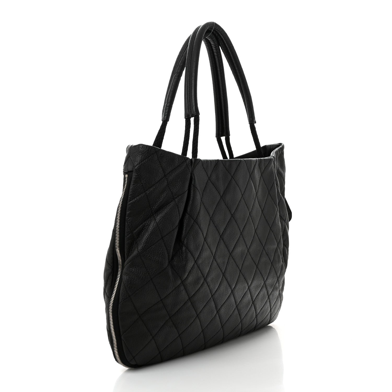 Chanel Caviar Quilted Soho Expandable Zip Shoulder Bag Black 3 of 10