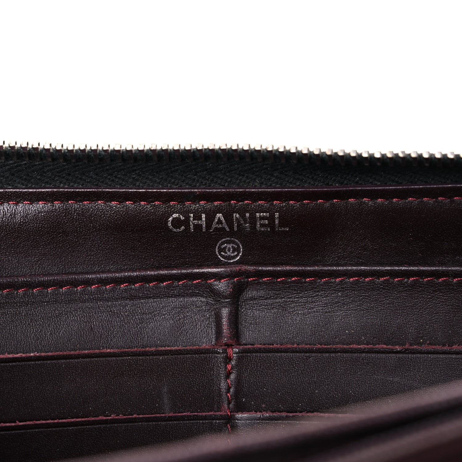 Chanel Caviar Quilted Medium Zip Around Wallet Black 7 of 25