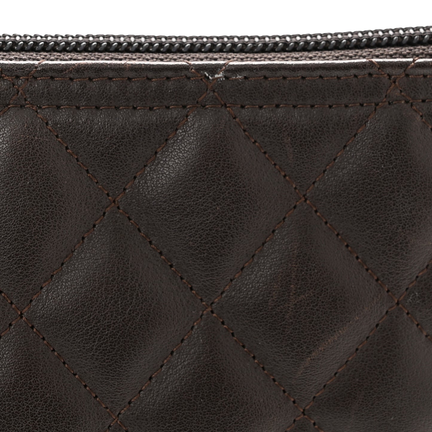 Calfskin Cambon Flat Messenger Brown