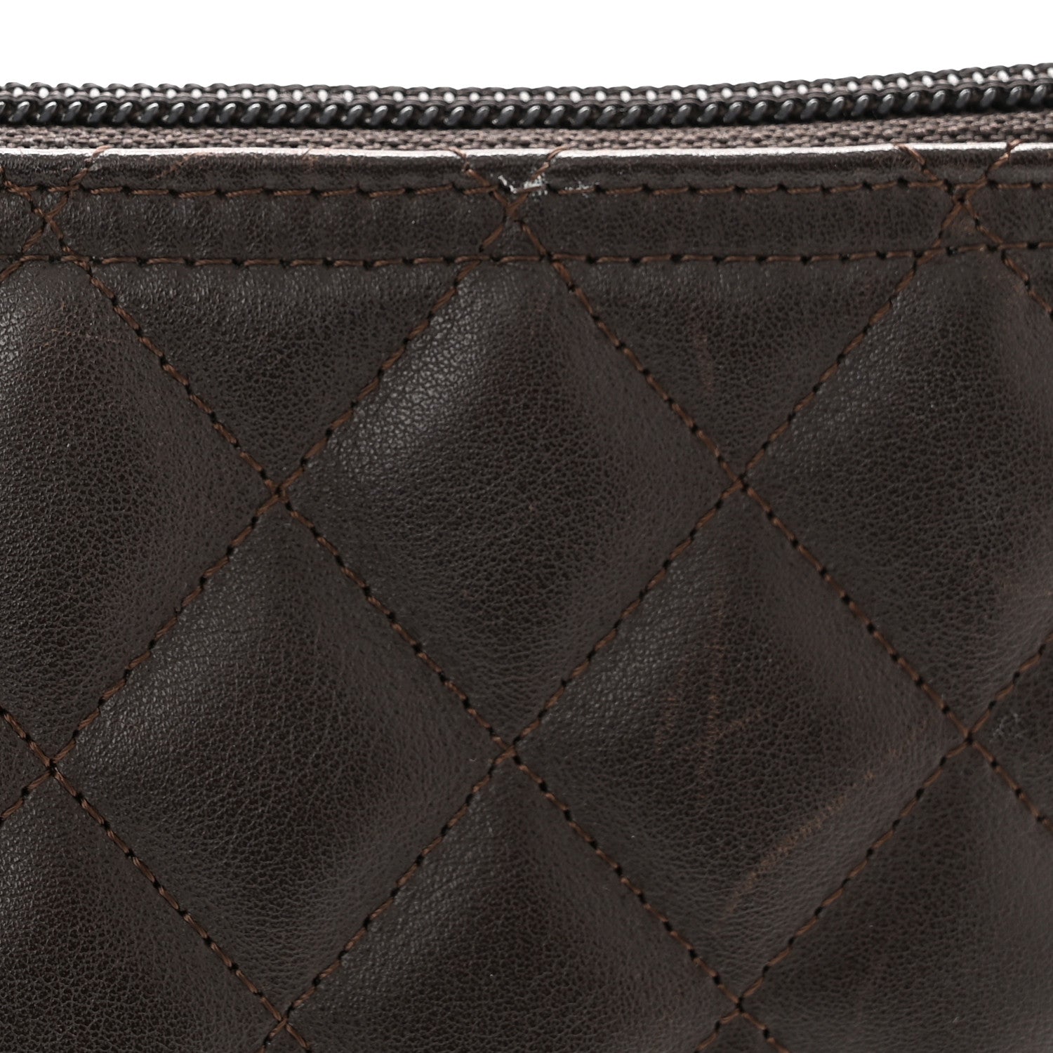 Chanel Calfskin Cambon Flat Messenger Brown 11 of 12