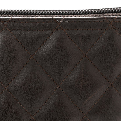 Chanel Calfskin Cambon Flat Messenger Brown 11 of 12