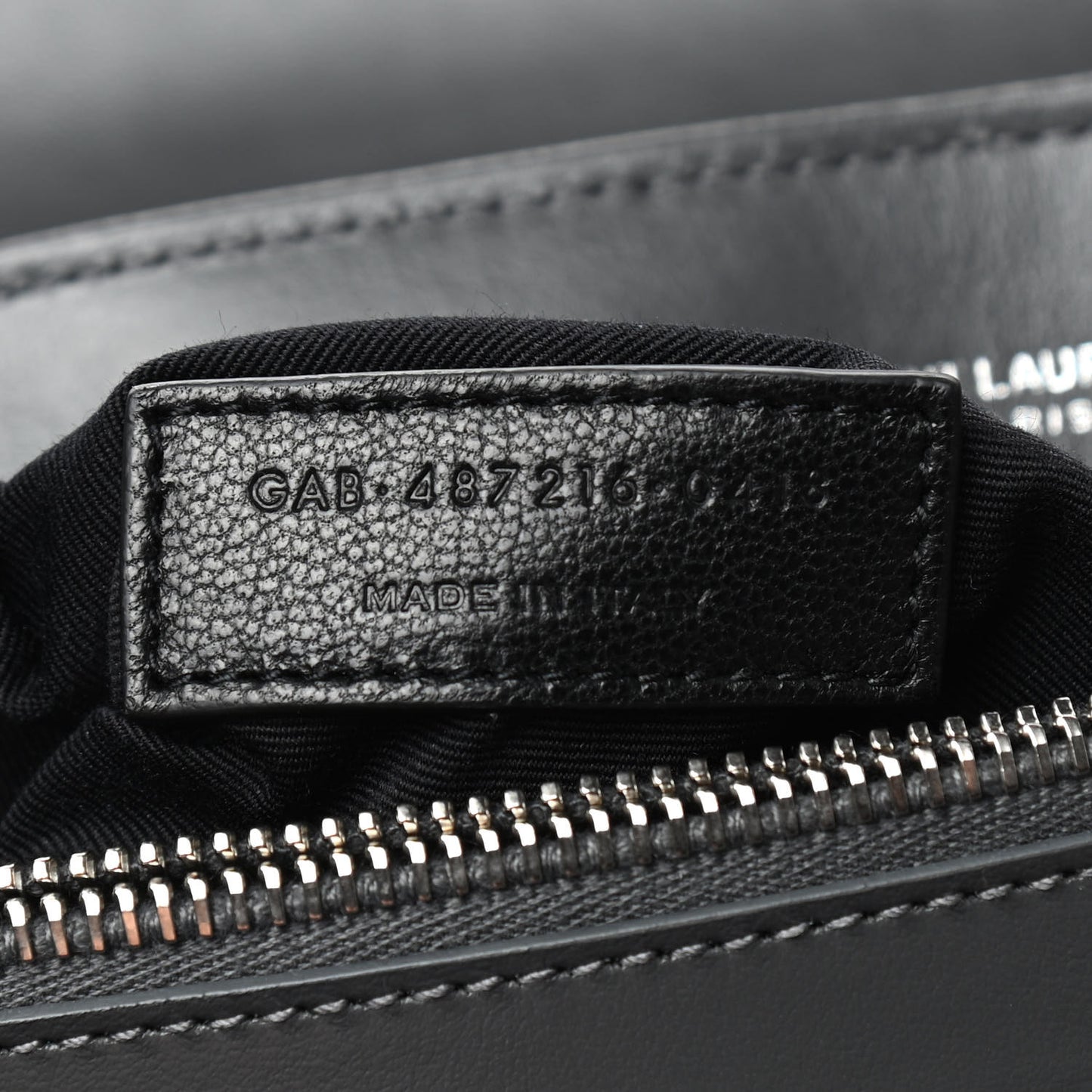 Calfskin Y Quilted Monogram Medium Loulou Chain Satchel Asphalt