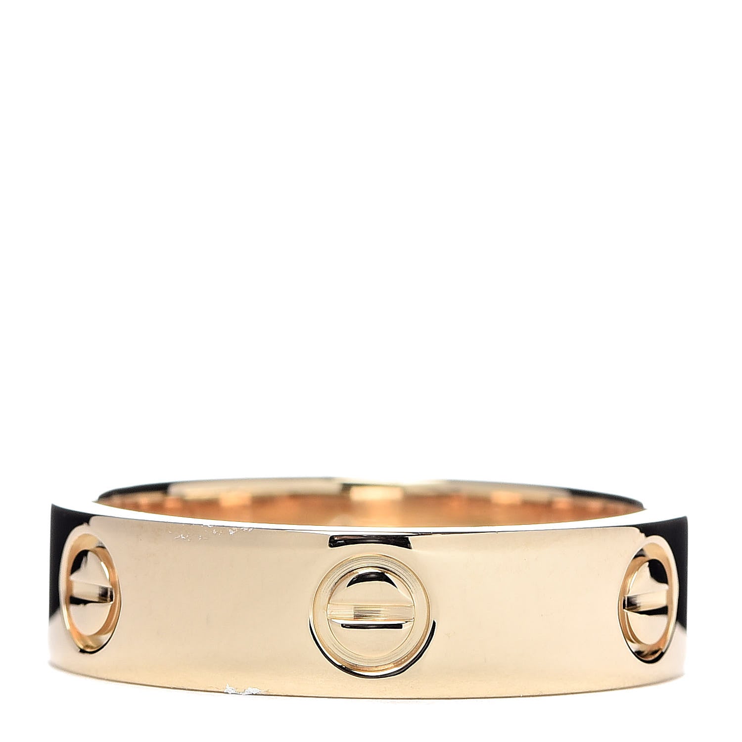 Cartier 18K Yellow Gold 5.5mm LOVE Ring 63 10.25 1 of 7