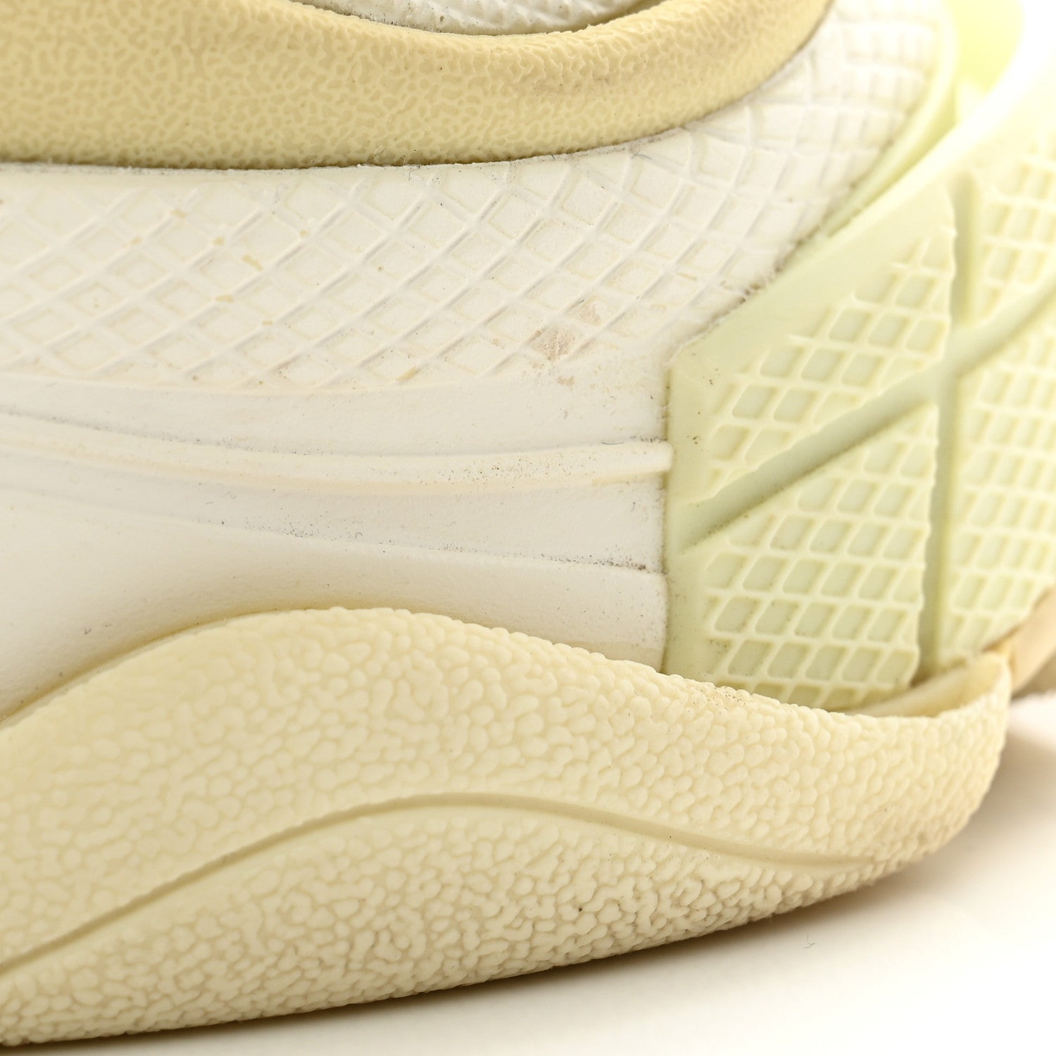 Balenciaga Fabric Mesh Womens Triple S Sneakers 36 White 8 of 12