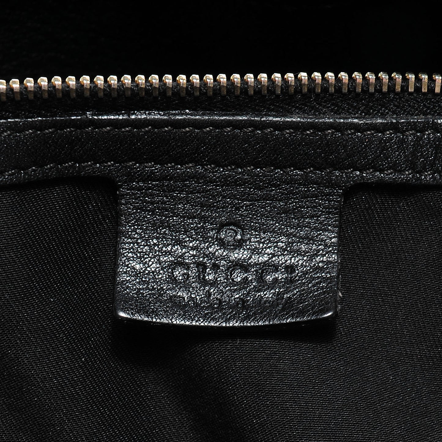 Leather Large Horsebit Chain Hobo Black