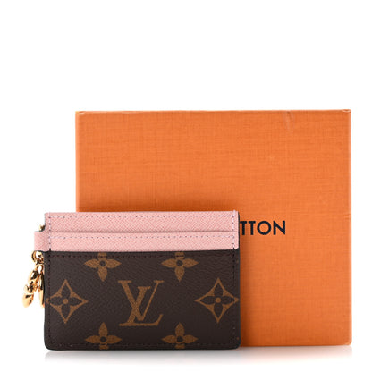 Louis Vuitton Monogram LV Charms Card Holder Rose Ballerine 7 of 7