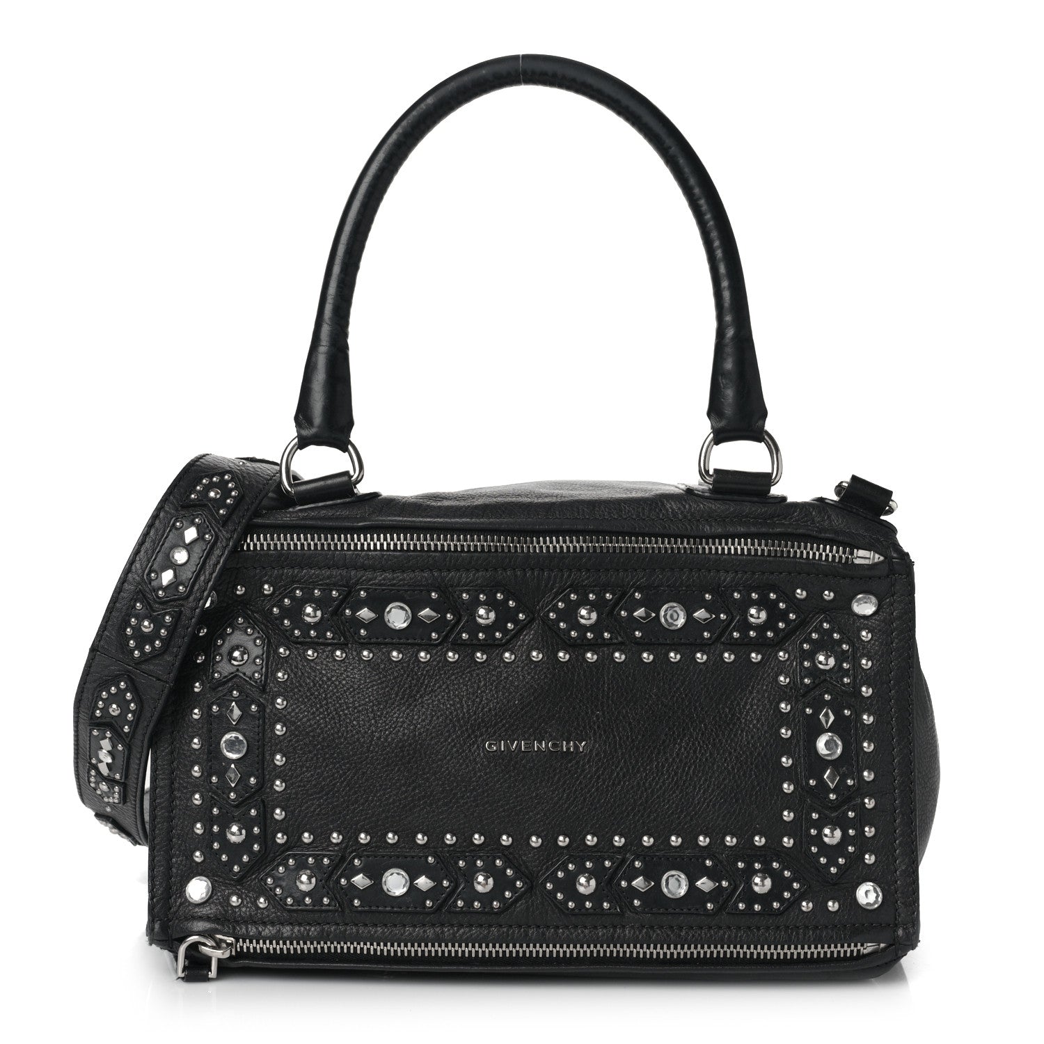 Givenchy Calfskin Studded Small Pandora Black 1 of 10