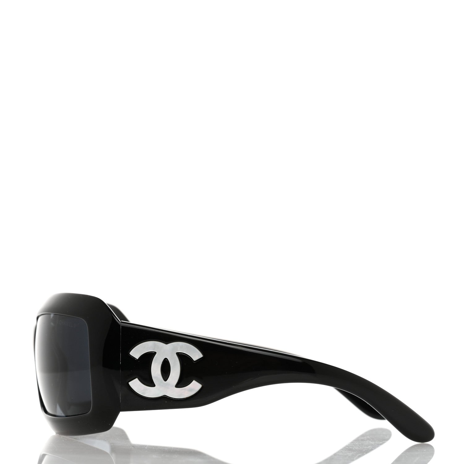 Chanel Mother of Pearl CC Sunglasses 5076-H Black 3 of 10
