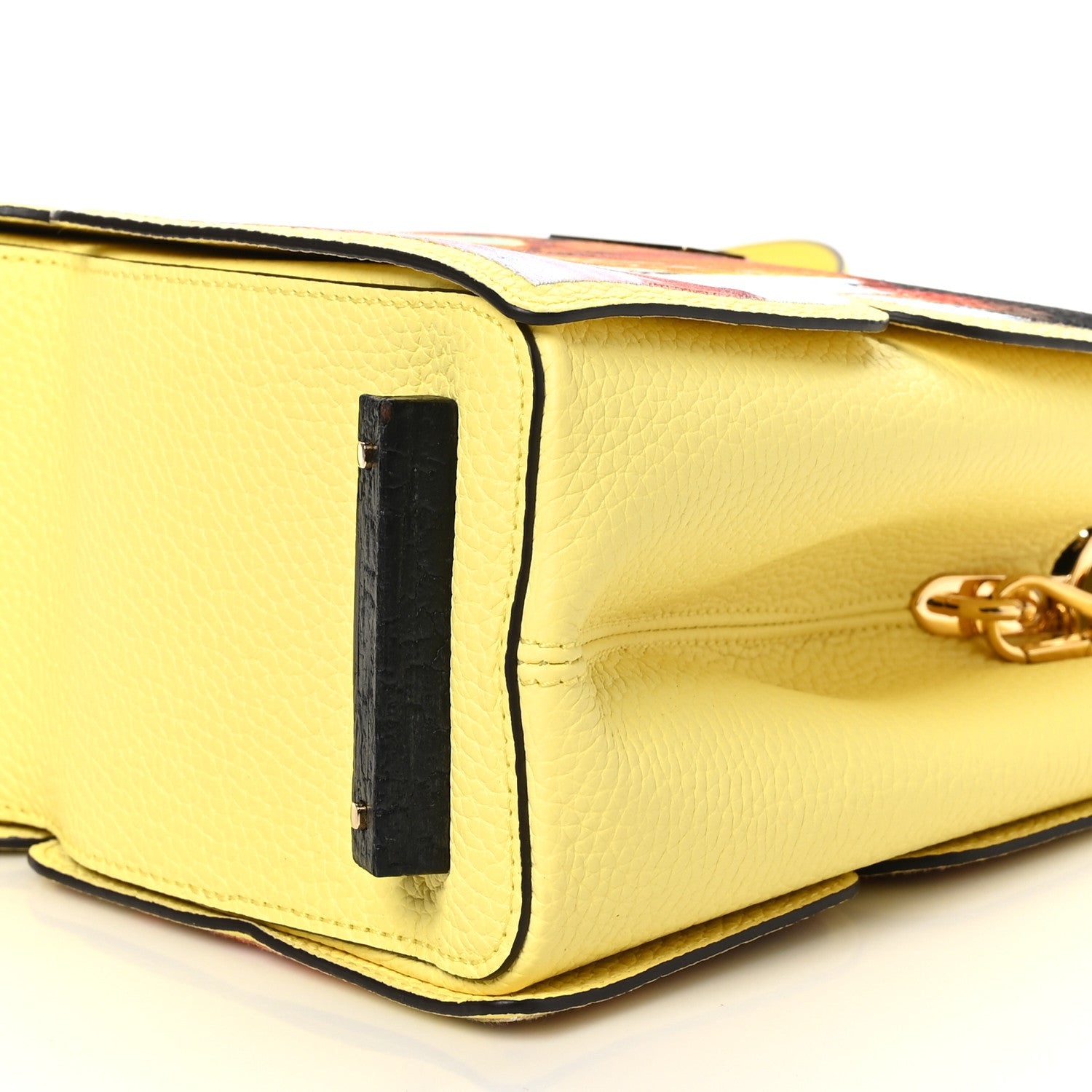Louis Vuitton Taurillon Embroidered Tenderness Capucines MM Yellow Multicolor 10 of 10