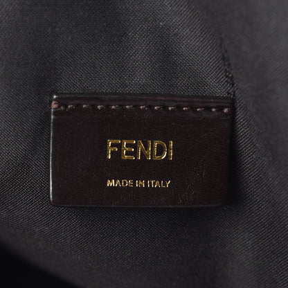 Fendi Zucca Vitello Elite Special Shopping Tote Tobacco Fuxia 6 of 10