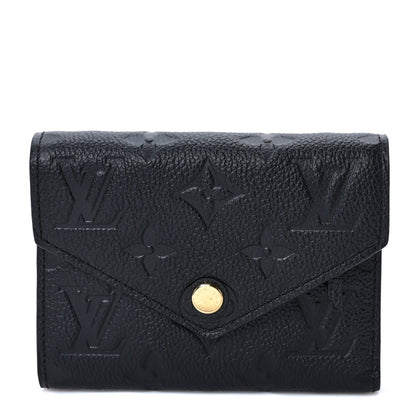 Louis Vuitton Empreinte Victorine Wallet Black 1 of 7