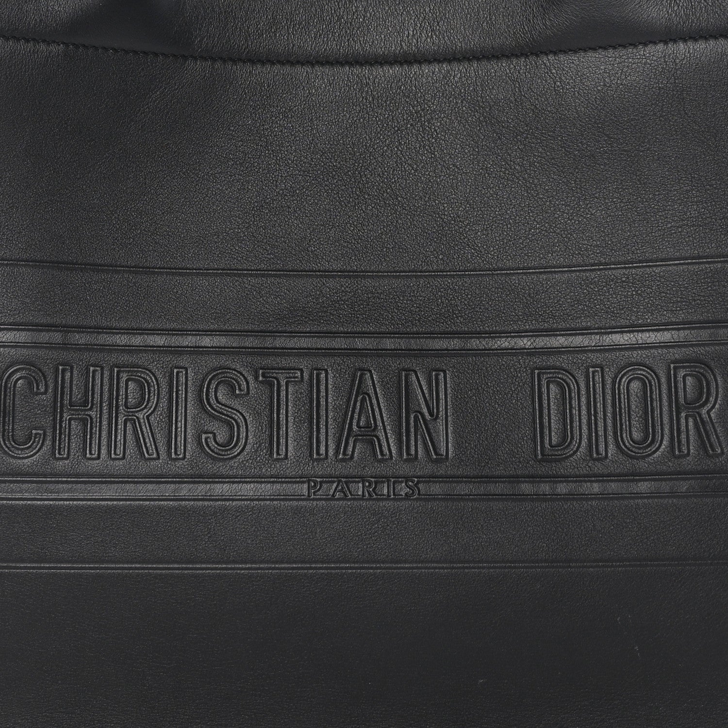 Christian Dior Calfskin Embossed Medium Book Tote Black 8 of 10
