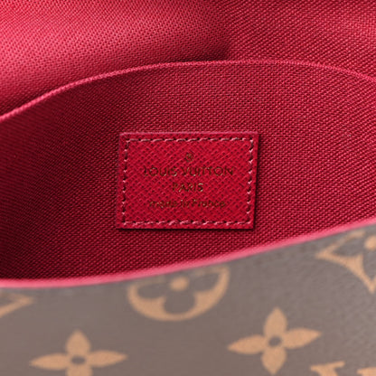 Louis Vuitton Monogram Pochette Felicie Chain Wallet Fuchsia 6 of 8