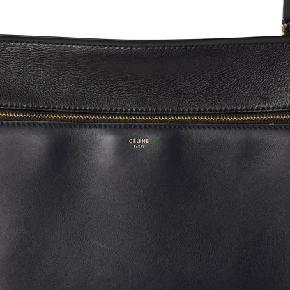 Celine Supple Calfskin Medium Edge Shoulder Bag Black 10 of 10