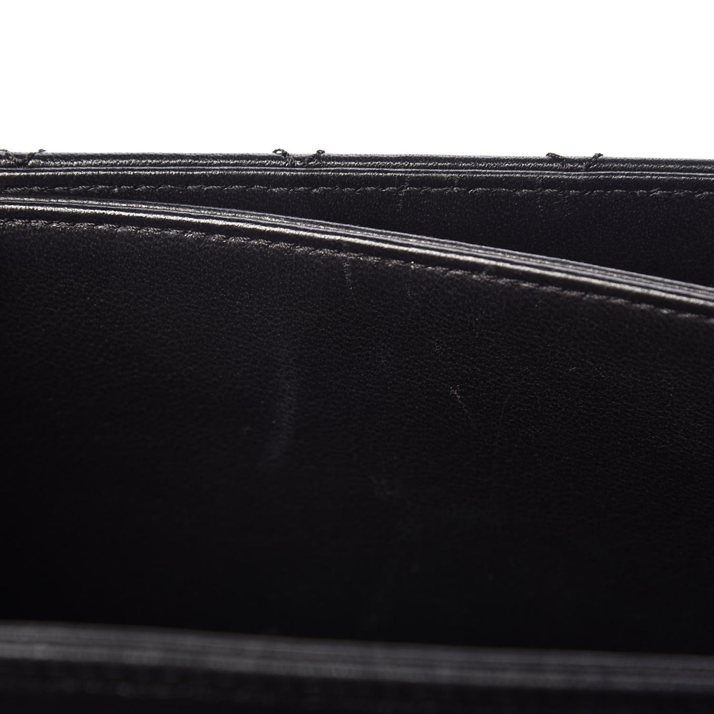Sheepskin Quilted Beauty Lock Flap Black