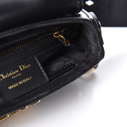 Christian Dior Calfskin Mini D Fence Saddle Bag Black 10 of 12