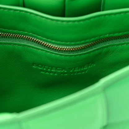 Bottega Veneta Lambskin Maxi Intreccio Padded Chain Cassette Crossbody Bag Grass 6 of 21