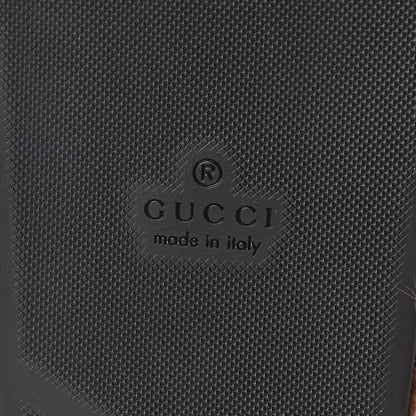Gucci Calfskin Fur Mens Horsebit River Slingback Slippers 8 Black 7 of 10