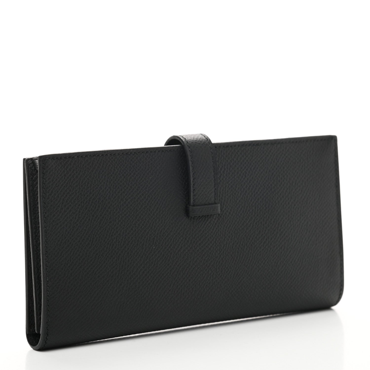 Hermes Epsom Bearn Gusset Wallet Black 3 of 7