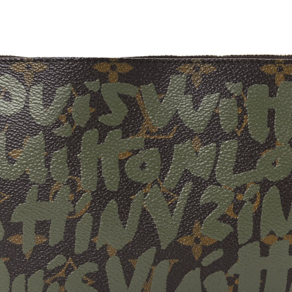 Louis Vuitton Monogram Graffiti Pochette Accessories Kaki 7 of 10