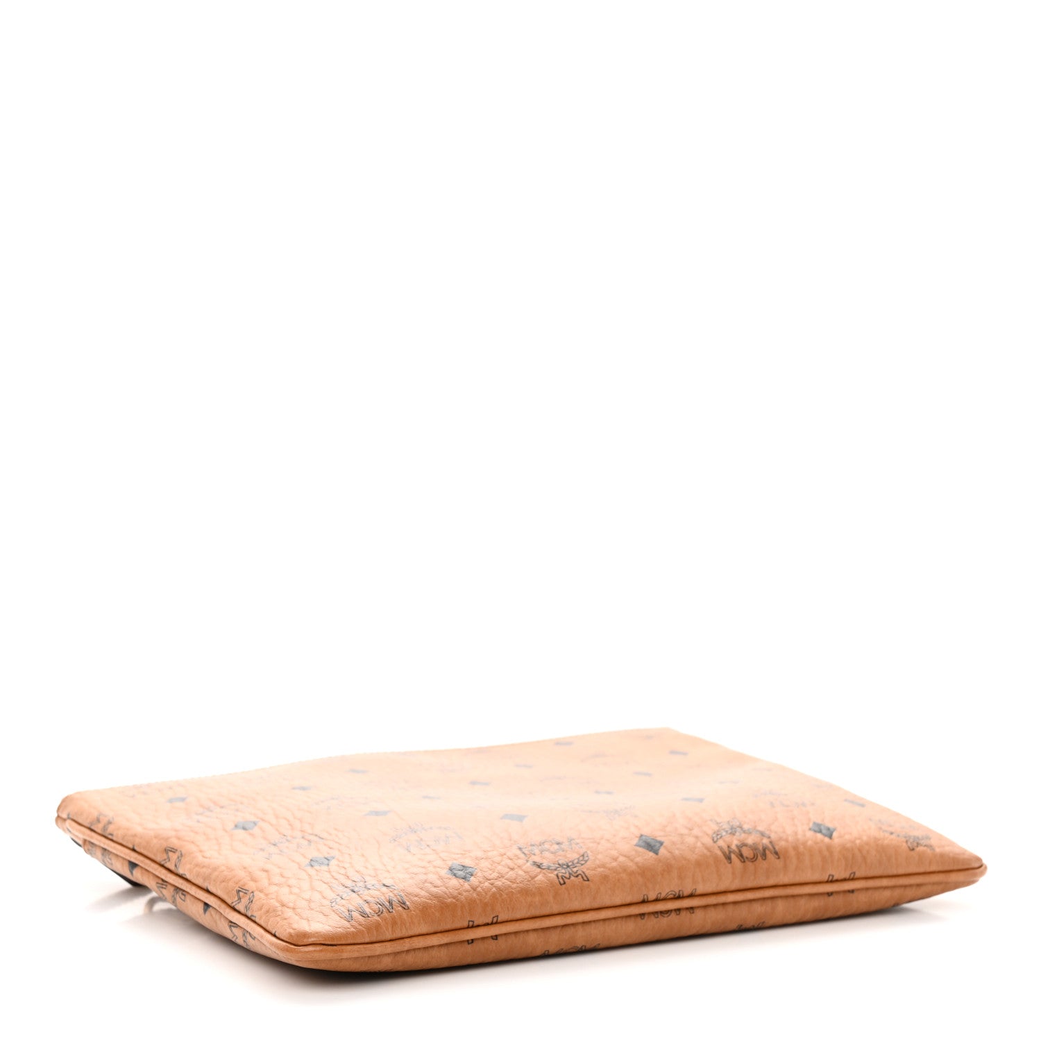 MCM Visetos Medium Crossbody Pouch Cognac 4 of 15