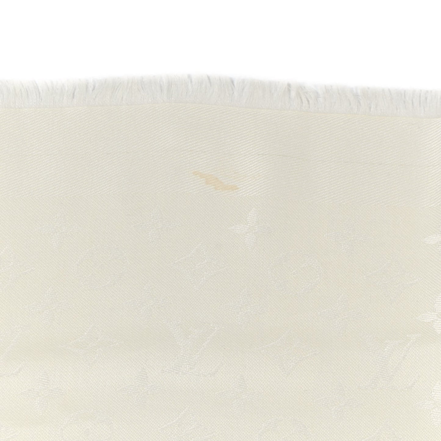 Silk Wool Monogram Shawl Beige